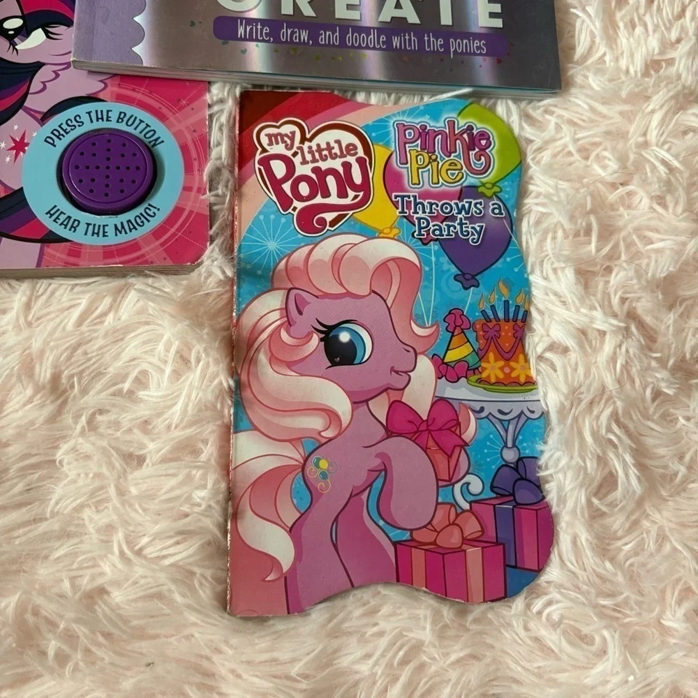 My Little Pony Book Set Magic Sound Dream Sparkle Create Pinkie Pie